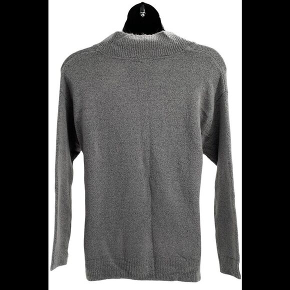 RDI Mossy V-neck Dolman Tunic Sweater Dove Gray - Regular - Picture 2 of 3